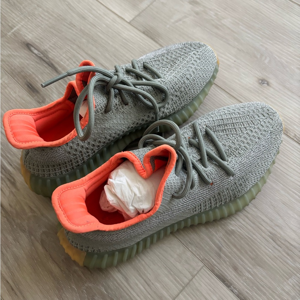 adidas Orange Sneakers with Textured Upper